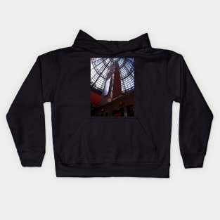 Melbourne's Iconic Shot Tower & Glass Roof Kids Hoodie